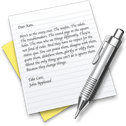 TextEdit macOS icon